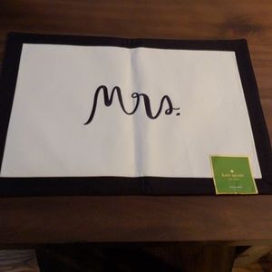 kate spade Other - Kate Spade Mr. And Mrs. place mat and napkins kate spade Other - Kate Spade Mr. And Mrs. place mat and napkins